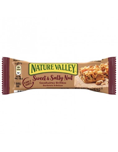 Boîte de 18 barres NATURE VALLEY cacahuètes chez Cornerstreet bien 