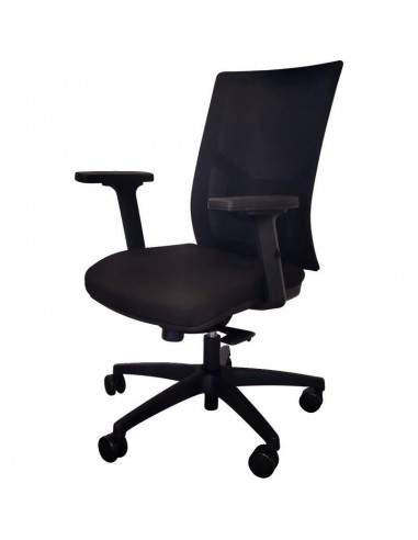 Fauteuil Eleganze dos noir/assise noir destockage