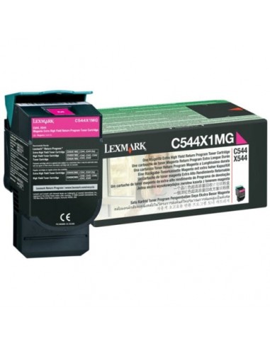 Lexmark 0C544X1MG - Toner authentique RETURN 0C544X1MG - Magenta pas cheres