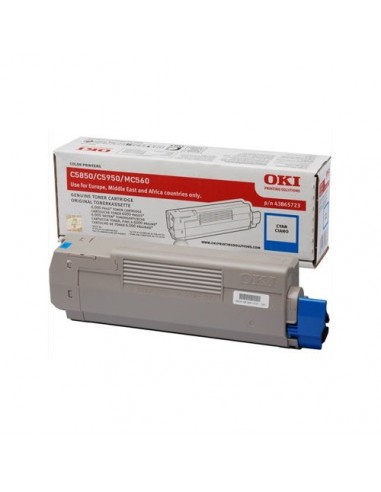 OKI 43865723 - Toner authentique 43865723 - Cyan commande en ligne