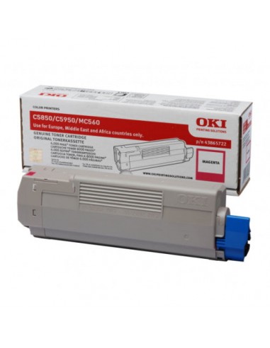 OKI 43865722 - Toner authentique 43865722 - Magenta online