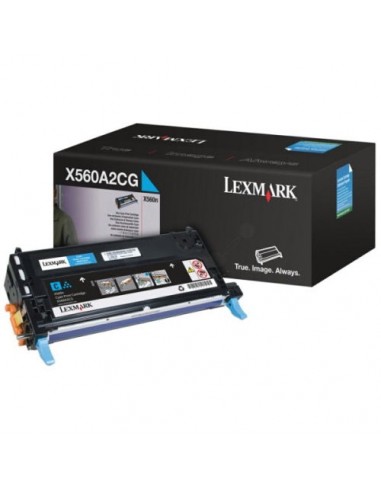 Lexmark 0X560A2CG - Toner authentique 0X560A2CG - Cyan basket pas cher