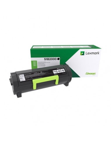 Toner authentique Lexmark 51B2000 - noir en linge