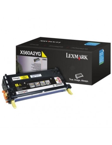 Lexmark 0X560A2YG - Toner authentique 0X560A2YG - Yellow Par le système avancé 