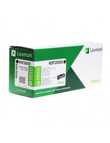 Toner authentique Lexmark 60F2000 - noir Véritable concentré