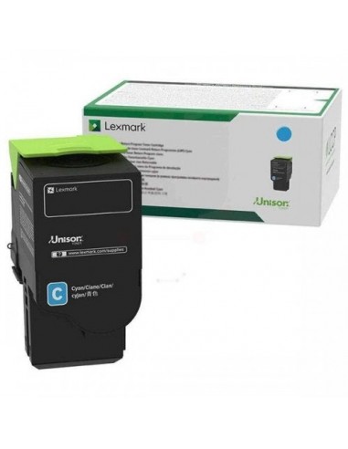 Toner authentique Lexmark 75B20C0 - Cyan sur le site 