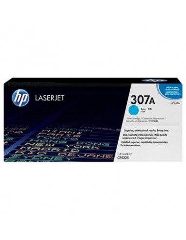 Toner authentique Hp CE741A  307A - Cyan pour bénéficier 