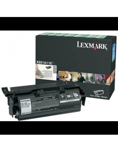 Lexmark T651 - Toner authentique RETURN X651A11E - Black 2 - 3 jours ouvrés.