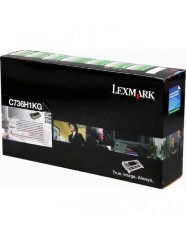 Lexmark 0C736H1KG - Toner authentique RETURN 0C736H1KG - Black livraison et retour toujours gratuits