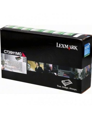 Lexmark 0C736H1MG - Toner authentique RETURN 0C736H1MG - Magenta en stock