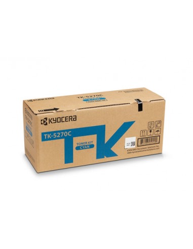 Kyocera Mita TK-5270 - Toner authentique 1T02TVCNL0  TK5270 - Cyan pas chere