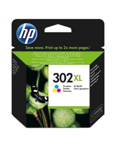 hp H302CLXL Cartouche originale F6U67AE - Tricolor basket pas cher