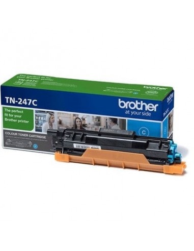 Toner authentique Brother TN-247C - Cyan hantent personnes