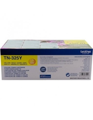 Toner authentique Brother TN-325 - Jaune de France