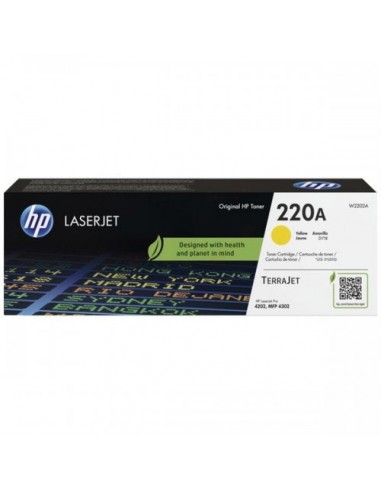 Hp 220A - Toner authentique W2202A  220A - Yellow commande en ligne