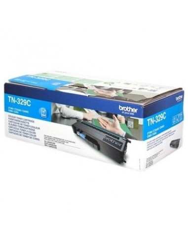 Toner authentique Brother TN-329C - Cyan en stock