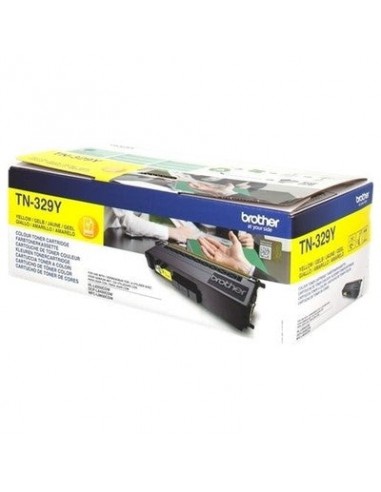 Toner authentique Brother TN-329Y - Jaune Fin de série