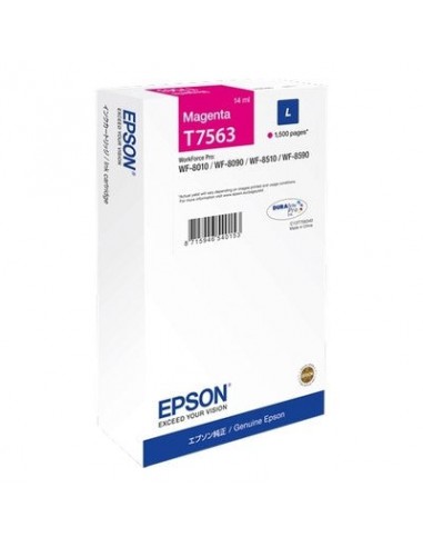 Epson E7563 Cartouche originale C13T756340 - Magenta la colonne vertébrale