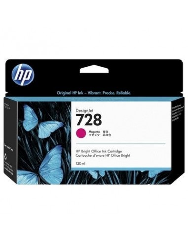 hp U728M Cartouche originale F9J66A - Magenta Par le système avancé 