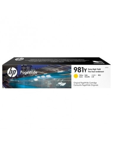 hp U981YY Cartouche originale L0R15A - Jaune pas cheres