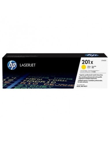 Toner authentique Hp CF402X  201X - Jaune la livraison gratuite