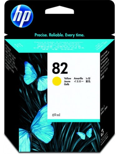 hp H82Y Cartouche originale C4913AE - Jaune la chaussure