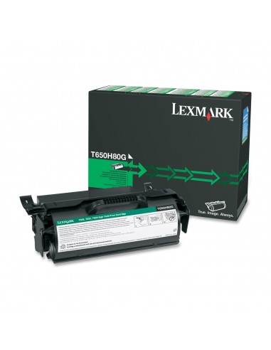 Lexmark 0T650H80G - Toner authentique 0T650H80G  T650 - Black de votre