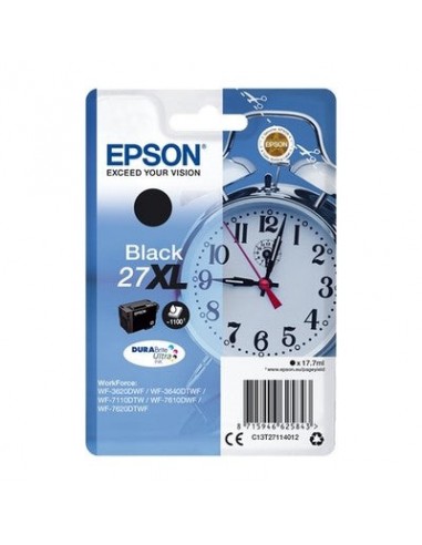 Epson E2711 Cartouche originale C13T27114012 - Noir brillant des détails fins