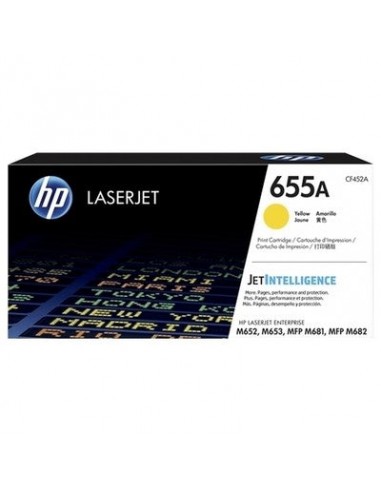 Hp 655A - Toner authentique CF452A  655A - Yellow paiement sécurisé