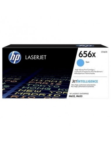 Hp 656X - Toner authentique CF461X  656X - Cyan Livraison rapide