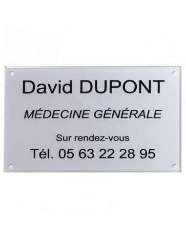 Plaque plexi à visser 2400 cm2 de France