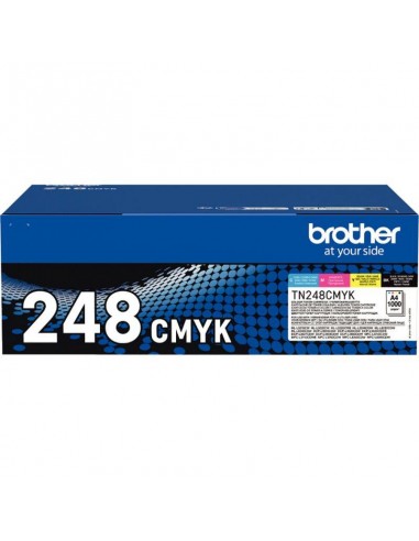 Brother TN248CMYK pack de 4 toners laser noire, cyan, magenta et jaune authentique ouvre sa boutique