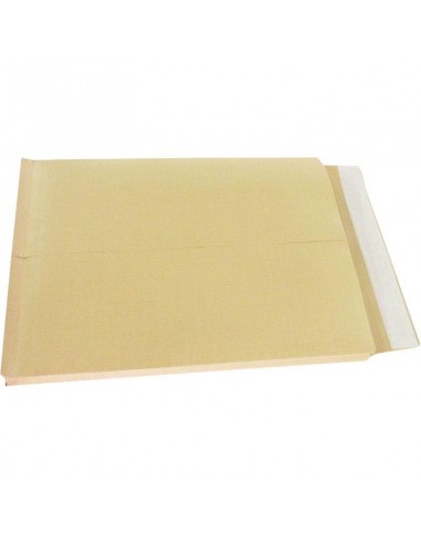 Carton de 125 pochettes kraft armé 280x365mm soufflet 30mm bande siiconée 2023